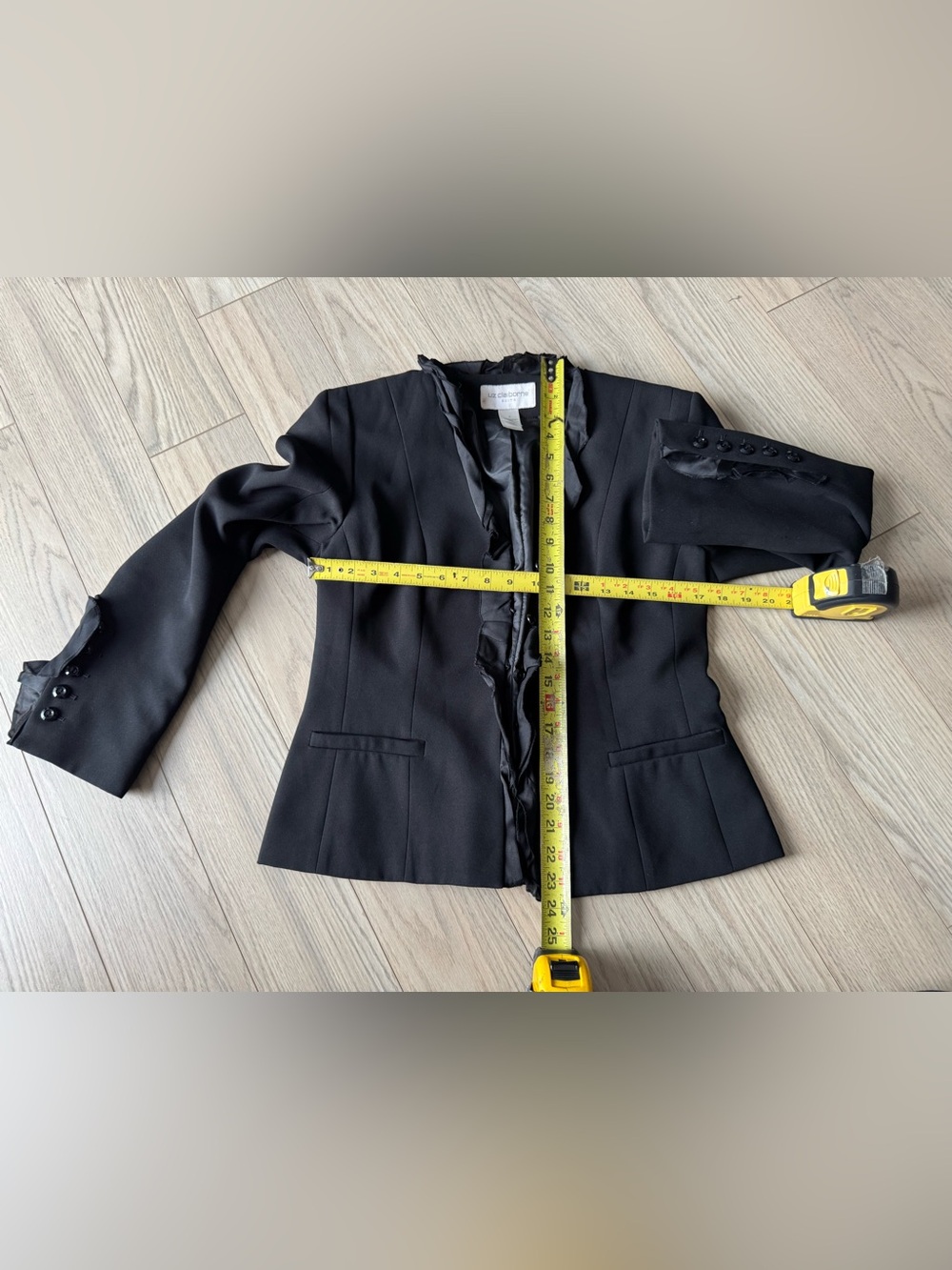 Liz Claiborne Black Women's Fitted Blazer